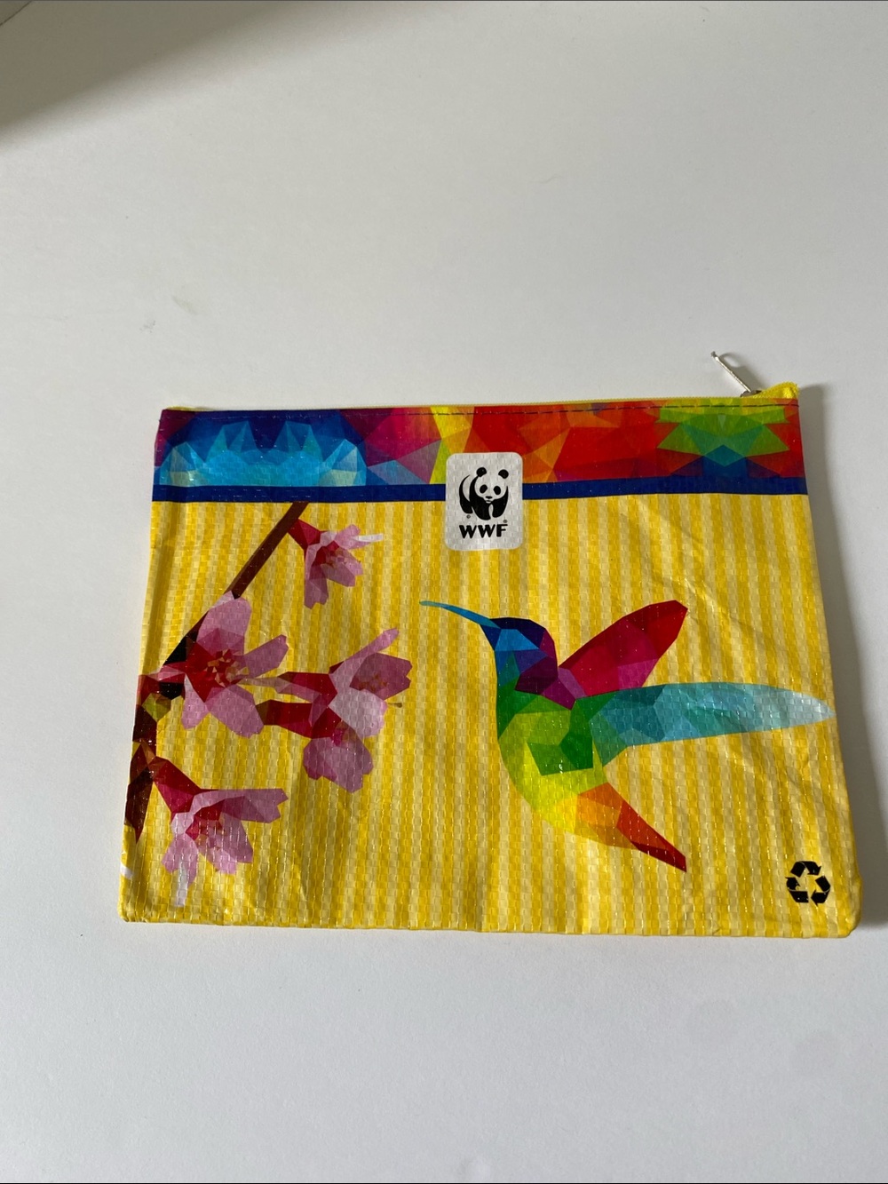 World Wildlife Fund Hummingbird Recycled Pouch Bag